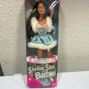 Barbie Skating Star Doll in Blue and White